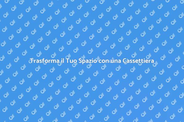 Cassettiera Moderna: Design e Praticità
