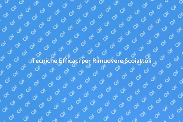 Rimozione Sicura degli Scoiattoli