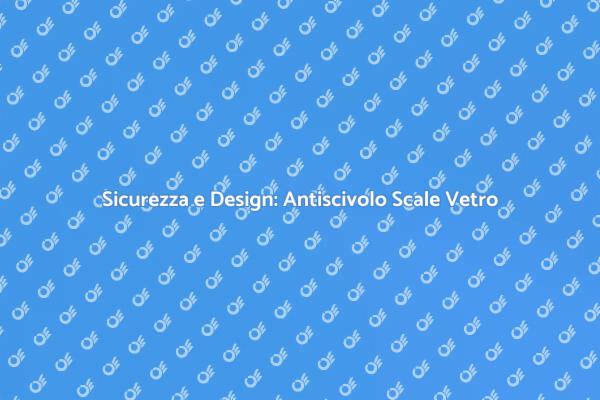 Sicurezza Elegante per Scale a Vetro