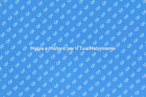 Mentalista per Matrimonio Unico