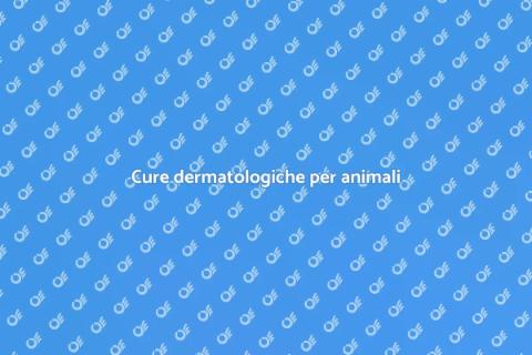 Terapia dermatologica per animali