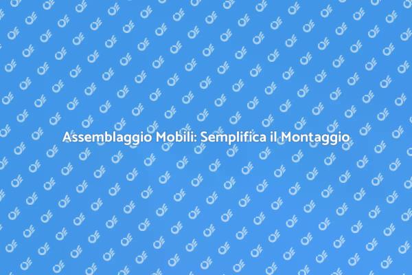 Montaggio Facile di Mobili con Esperti