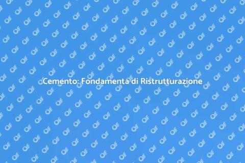 Perimetro in Cemento per Ristrutturazioni