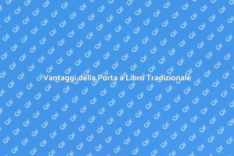 Porta a Libro Tradizionale: Stile e Funzionalità