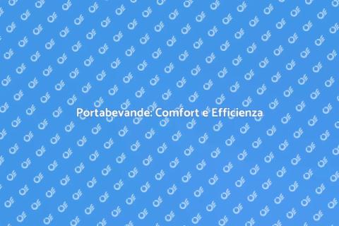 Portabevande per Eventi: Vantaggi