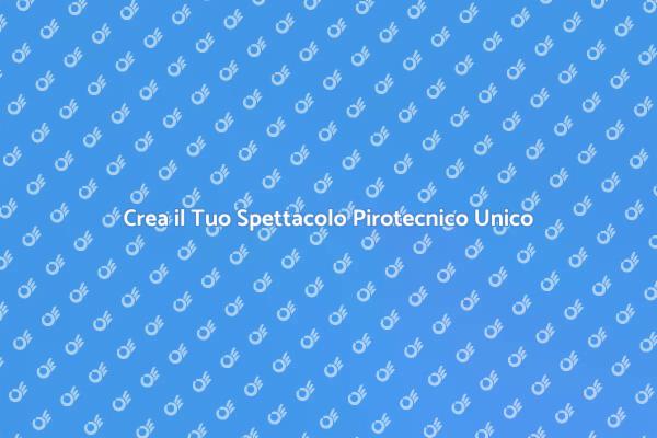 Magia nei Tuoi Eventi con Pirotecnia