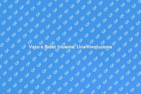 Vaso Bidet Termoidraulico: Comfort Unico
