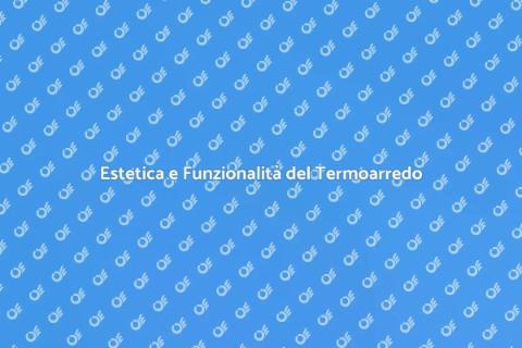 Termoarredo Design a Parete Estetico