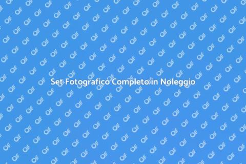 Noleggiare un Set Fotografico Completo