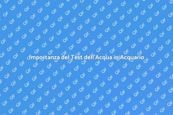 Come Testare l'Acqua del Tuo Acquario