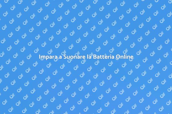 Scopri la Batteria: Corso Online Unico