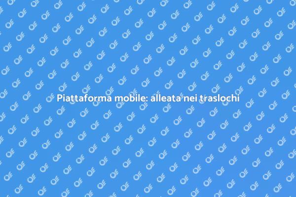 Rendi il tuo trasloco più semplice