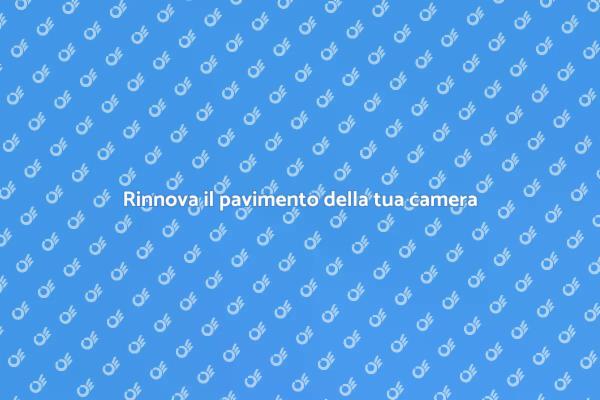 Trasforma il pavimento della camera