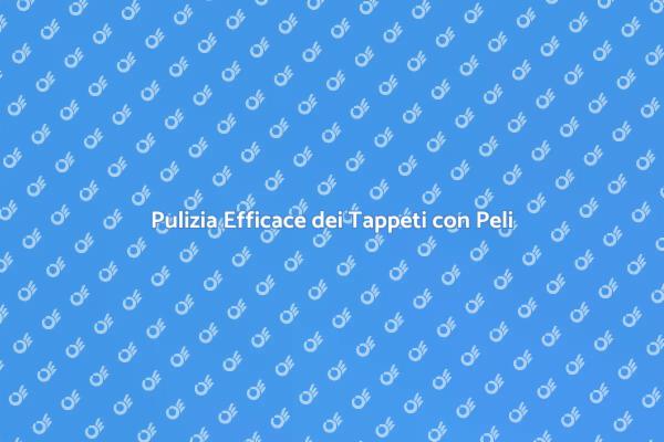 Come Pulire i Tappeti dai Peli di Animali