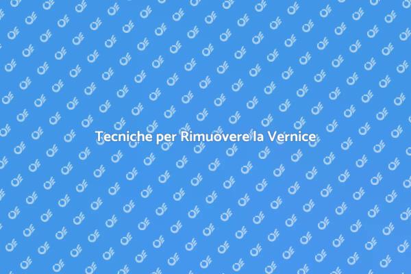 Come Rimuovere la Vernice in Sicurezza