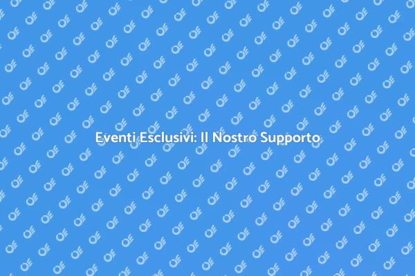 Supporto Professionale per Eventi Unici
