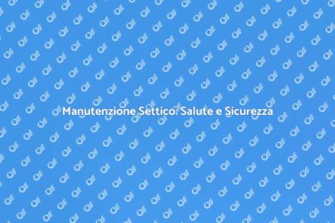Servizio Settico: Proteggi la Tua Casa