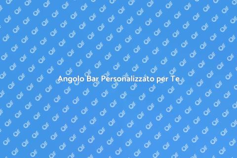 Bancone Bar Su Misura per Casa