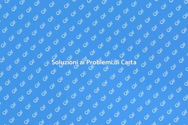 Risolvi i Problemi di Carta