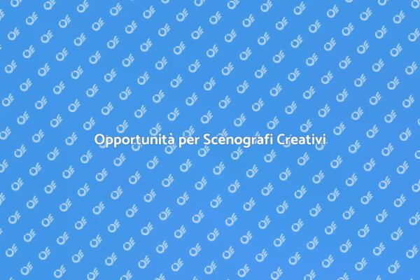 Scenografi: Creatività e Opportunità