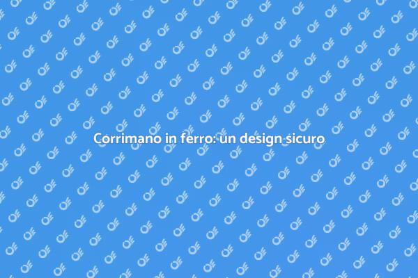 Eleganza e sicurezza con corrimano in ferro