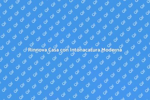 Intonacatura Stile Contemporaneo