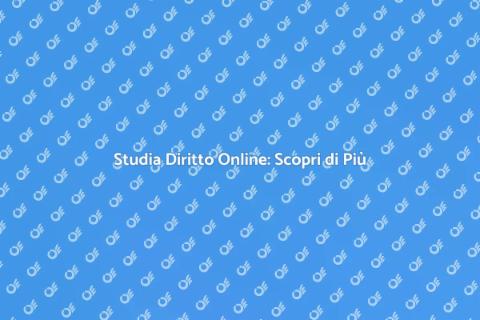 Corso di Diritto Online per Studenti