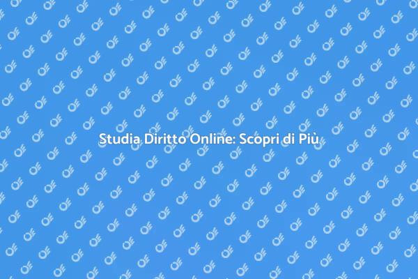 Diritto Online: La Tua Opportunità di Crescita