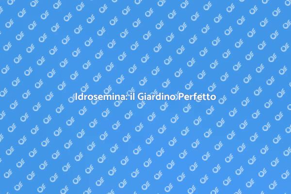 Come Installare Idrosemina nel Giardino