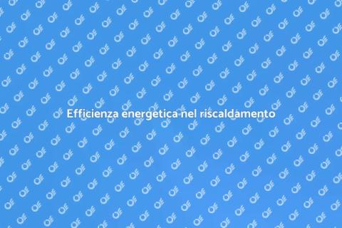 Ottimizzazione riscaldamento a pavimento