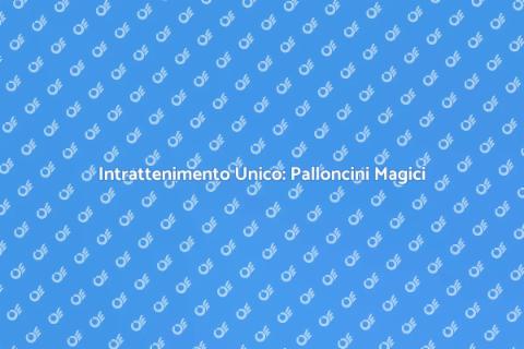 Animazione con Artisti di Palloncini