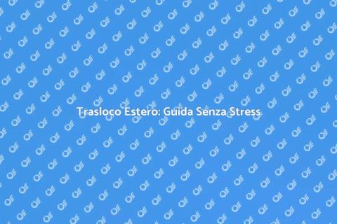 Traslochi Internazionali Senza Stress