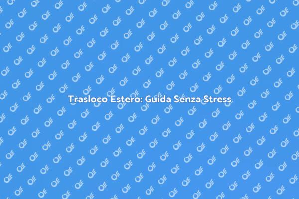 Trasloco Internazionale: Come Affrontarlo