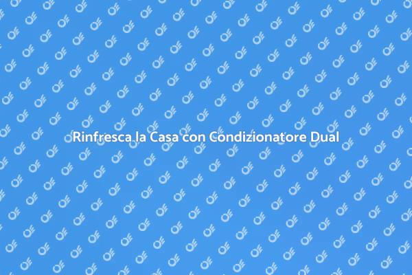 Condizionatori Dual Split: Comfort e Salute