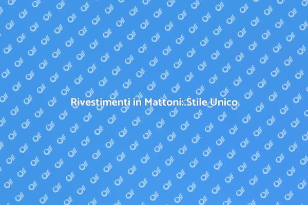 Trasforma la Tua Casa con Mattoni