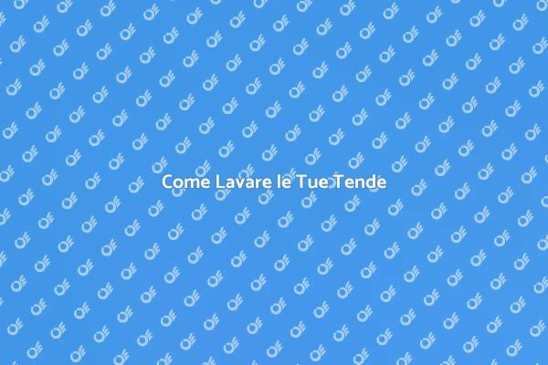 Lavaggio Tende: Tutto ciò che Devi Sapere
