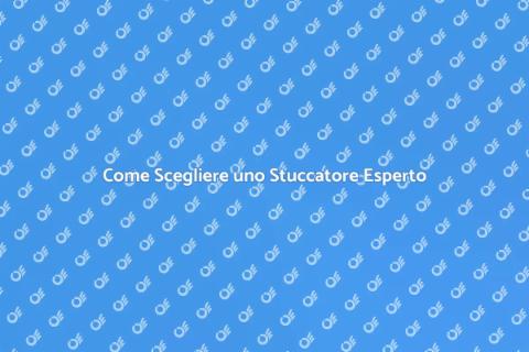 Assumere uno Stuccatore Professionista