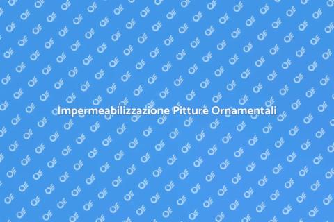 Trattamento Impermeabilizzante Pitture