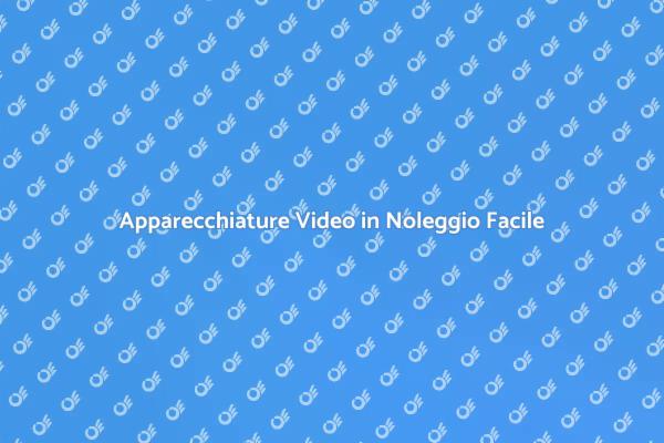 Noleggio Video: Cattura Momenti Unici