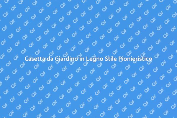 Eleganza di una Casetta in Legno