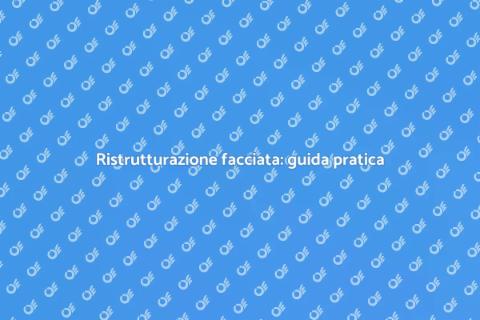 Ristrutturare la facciata della casa