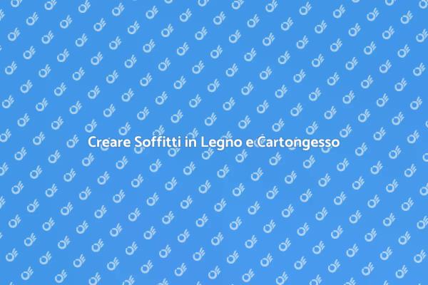 Ristrutturazione: Soffitti in Cartongesso