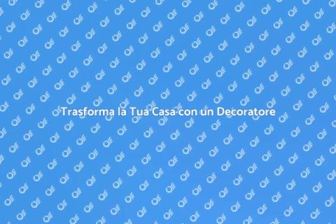 Pittore Decoratore per Interni