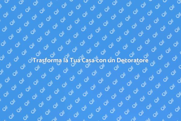 Rinnova i Tuoi Spazi con un Pittore