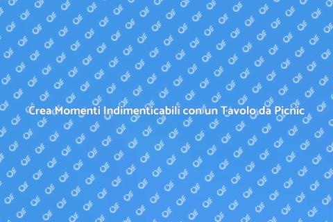 Tavolo da Picnic per Esterni