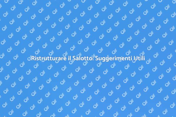 Come Arredare il Tuo Salotto Perfetto