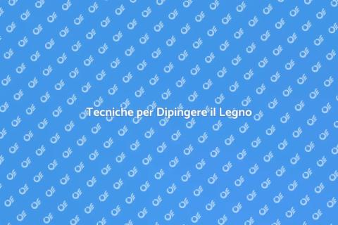 Dipingere il Legno: Trasforma la Casa