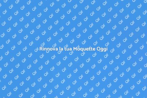 Riparazione e Sostituzione Moquette