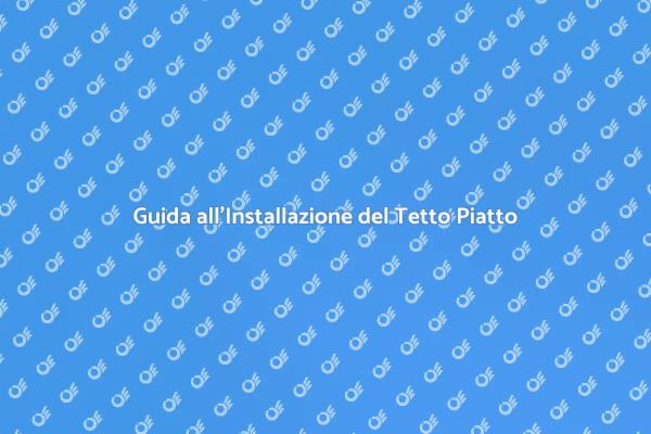 Installazione di Tetti Piani: Ecco Come