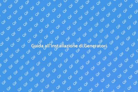 Installare un Generatore Elettrico